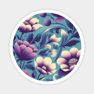 Purple Flowers Magnet